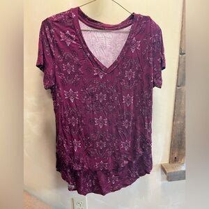 Latched mama nursing shirt